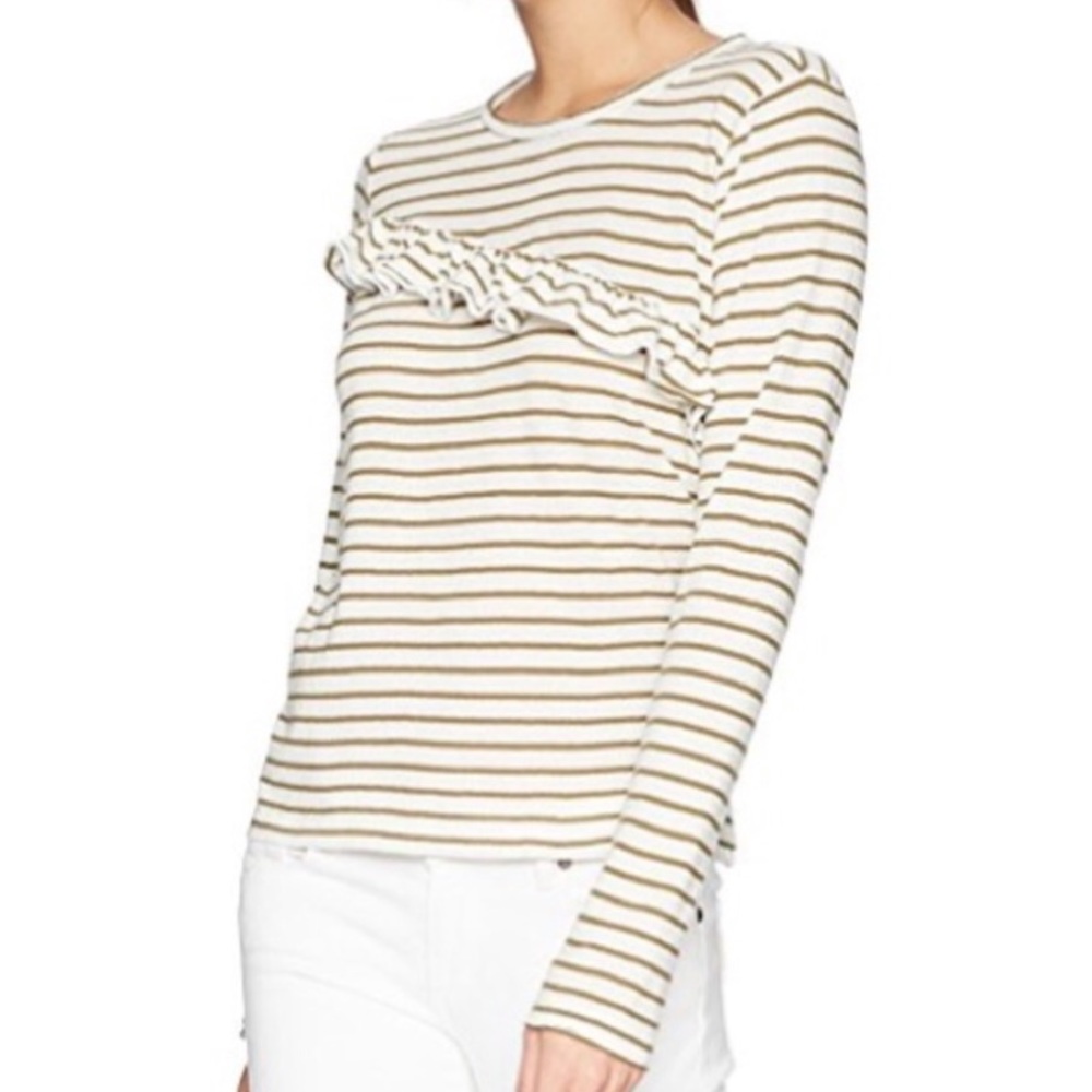 Lucky Brand Ruffle Lightweight Sweater